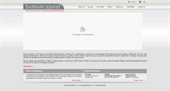 Desktop Screenshot of humancapitalindia.com