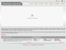 Tablet Screenshot of humancapitalindia.com